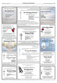 Familienanzeigen